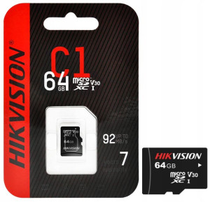 Karta pamięci microSD 64GB Hikvision SD HS-TF-C1