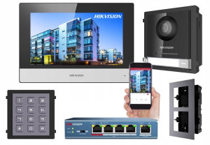 Zestaw Wideodomofonowy Domofon Panel Ip Hikvision