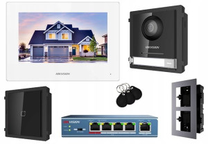 Zestaw Wideodomofonowy Domofon Panel Ip Hikvision