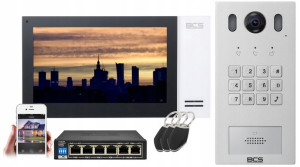 WIDEODOMOFON DOMOFON VIDEO IP Czytnik + Szyfr APKA