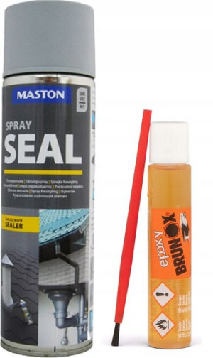 Seal uszczelniacz do dachów szary +Brunox na rdzę