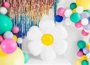 Kurtyna Party Niebieska - 90 X 250 Cm