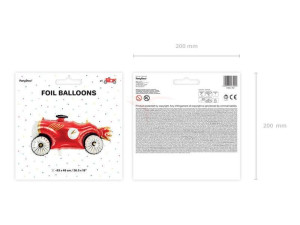 Balon Foliowy Auto Samochód - 93 X 48 Cm
