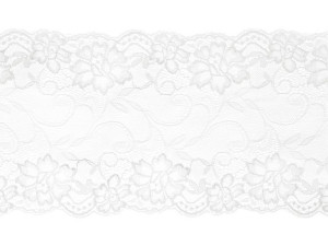 Koronka - 0,18 X 9 M - Złamana Biel