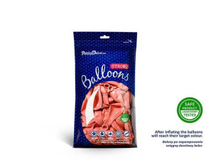 Balony Strong 12 Cm - Metallic Rose Gold - 100 Szt.