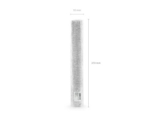 Siatka Dekoracyjna - Fibra - 0,36 X 9 M - Srebrna