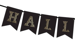 Baner Halloween - 20 X 175 Cm - Czarny