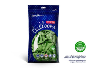 Balony Strong 30Cm - Metallic Bright Green - 3 Szt