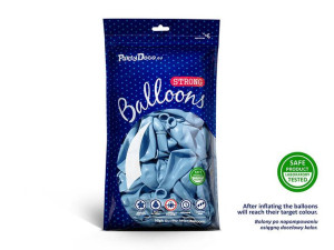 Balony Strong 30Cm - Metallic Baby Blue - 10 Szt