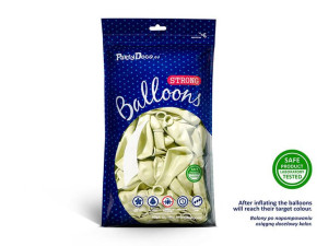 Balony Strong 30Cm - Metallic Light Cream - 10 Szt