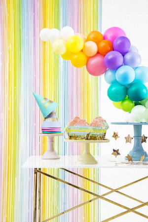 Kurtyna Party Kolorowa - 100X195Cm