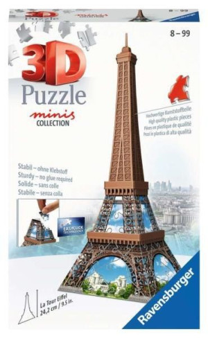 Ravensburger Puzzle 3d Mini Budynki Wieża Eiffel