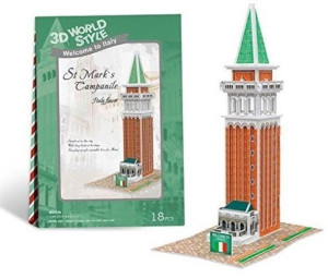Cubic Fun Puzzle 3d Domki Świata Włochy St Mark's