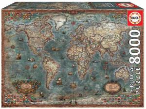 Educa Puzzle 8000 El Historyczna Mapa Świata