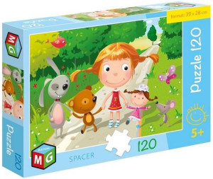 Multigra Puzzle 120 El Spacer Z Przyjaciółmi