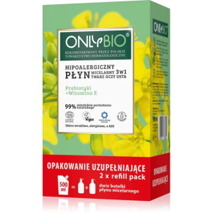 Onlybio Hipoalergiczny Płyn Micelarny 500ml Wit.e