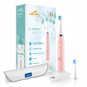 Szczoteczka SONICZNA do zębów ETA Pink IPX7