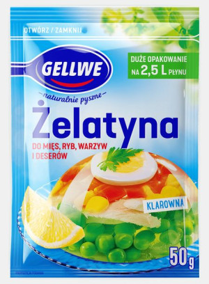 GELLWE - Żelatyna Spożywcza  - 50G