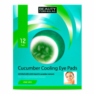 Beauty Formulas, Płatki pod oczy, ogórkowe, 1 opakowanie