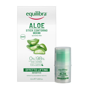 Equilibra, Aloesowy Sztyft pod oczy, 5,5ml - Długi termin ważności!