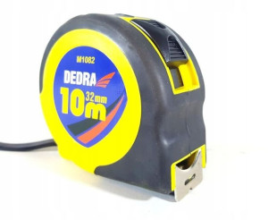 Miara zwijana 10m x 32mm obud abs+guma miarka Dedra