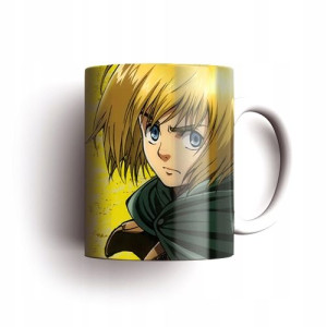 Kubek Manga Anime Attack on Titan Eren Levi Mikasa