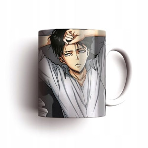 Kubek Manga Anime Attack on Titan Eren Levi Mikasa