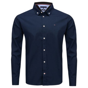 Koszula Męska Tommy Hilfiger Slim-Fit Granatowa rozmiar S