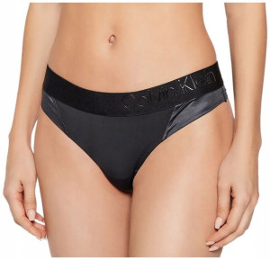 Stringi damskie czarne CALVIN KLEIN - XL