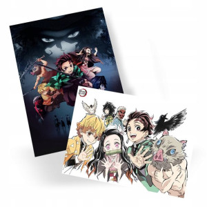 Plakat A3 Demon Slayer Kimetsu no Yaiba DUŻY WYBÓR