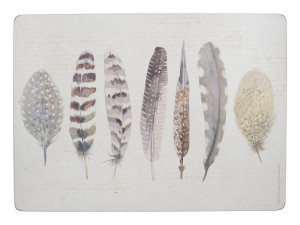 Piórka Podkładki korkowe na stół (4 szt.) 40x29cm