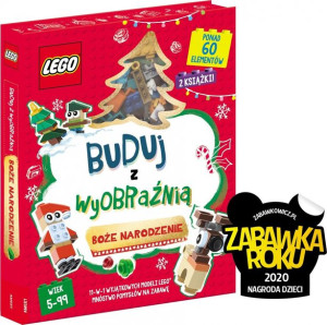 Zestaw książek z klockami LEGO Iconic. Buduj z wyobraźnią. Boże Narodzenie