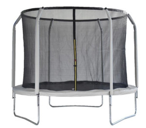 Trampolina ogrodowa 10FT jasny szary