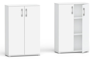 Regał Komoda 3 półki RELIC 2D 110x60x32 biały
