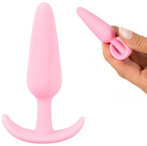 Korek analny 8,4cm Cuties siliknowy różowy