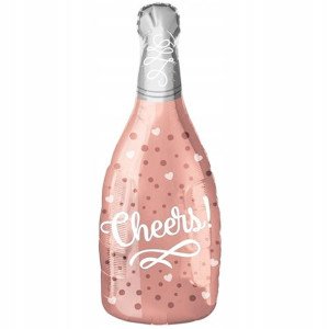 Balon foliowy Butelka Szampan Cheers 49 x 98 cm