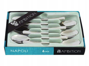 Ambition Napoli Łyżeczki Do Kawy W Pudełku 6 Szt