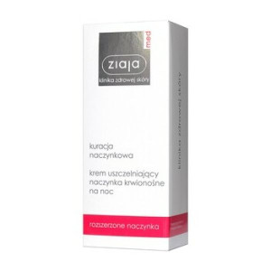 Ziaja Med Kuracja Naczynkowa, krem uszczel. naczynka krwionośne n/noc, 50ml
