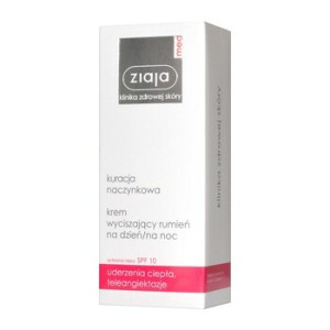 Ziaja Med Kuracja Naczynkowa, krem wyciszający rumień, dzień/noc SPF10 50ml