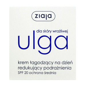 Ziaja Ulga dla skóry wrażliwej, krem łagodzący na/d red. podrażnienia, 50ml