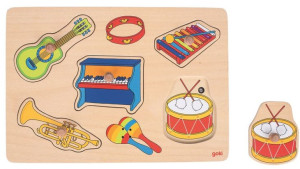 Puzzle dźwiękowe - Instrumenty muzyczne