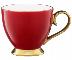 Duży Kubek Na Stopce 400ml Royal Czerwony Ambition