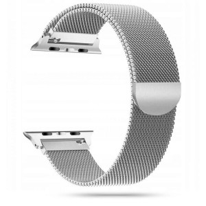 Tech-Protect MILANESEBAND APPLE WATCH 2/3/4/5/6/SE 42/44MM srebrny