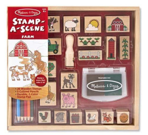Stempelki Melissa and Doug - zestaw Farma