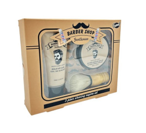 Barber Shop Zestaw do pielęgnacji brody (Żel do golenia 70 ml+Balsam po gol