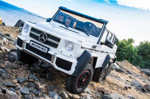 Pojazd Mercedes G63 6x6 Biały MP4