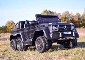 Pojazd Mercedes G63 6x6 Czarny MP4
