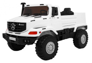 Samochód na akumulator Mercedes-Benz Zetros Biały