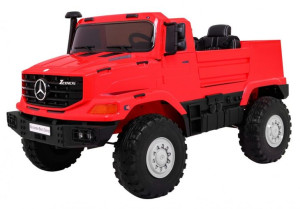 Samochód na akumulator Mercedes-Benz Zetros Czerwony