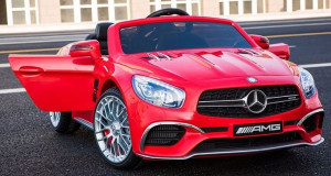 Auto samochód pojazd na akumulator Mercedes Benz AMG SL65 S Czerwony